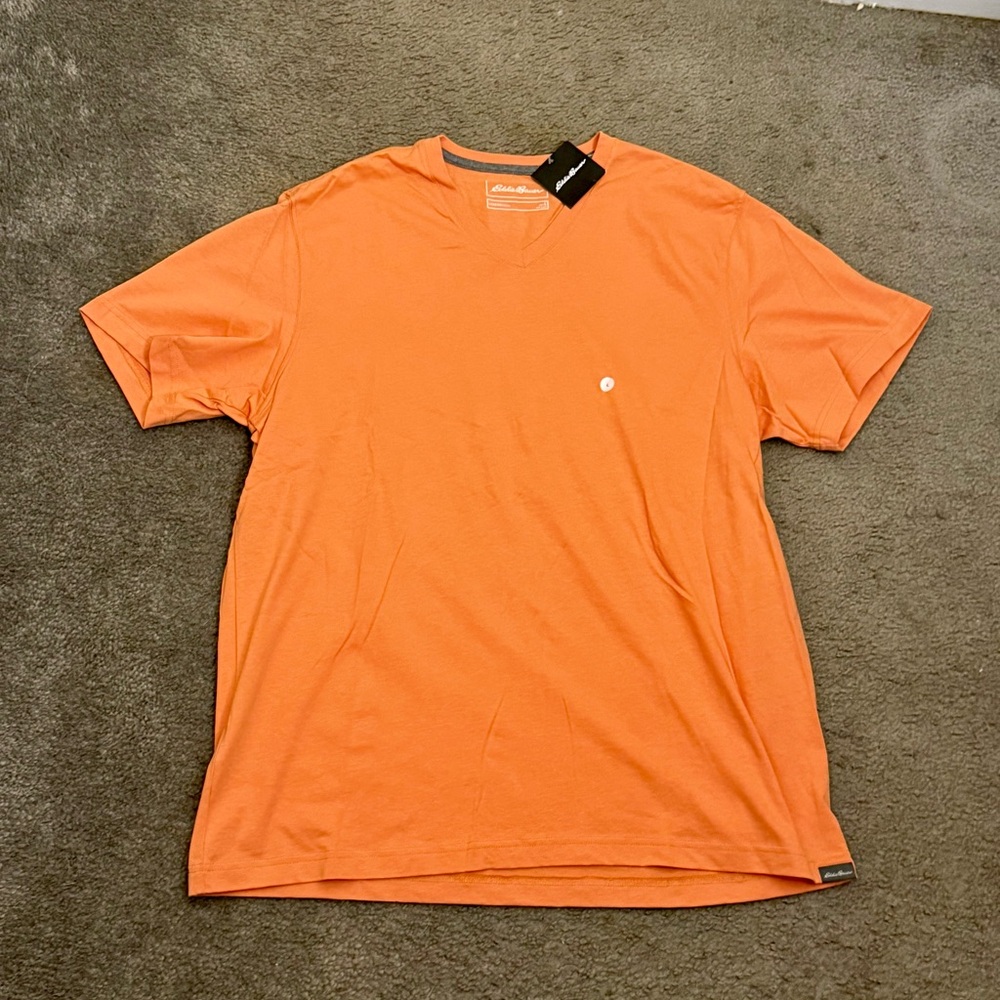Eddie Bauer Vibrant Orange Short Sleeve Tee